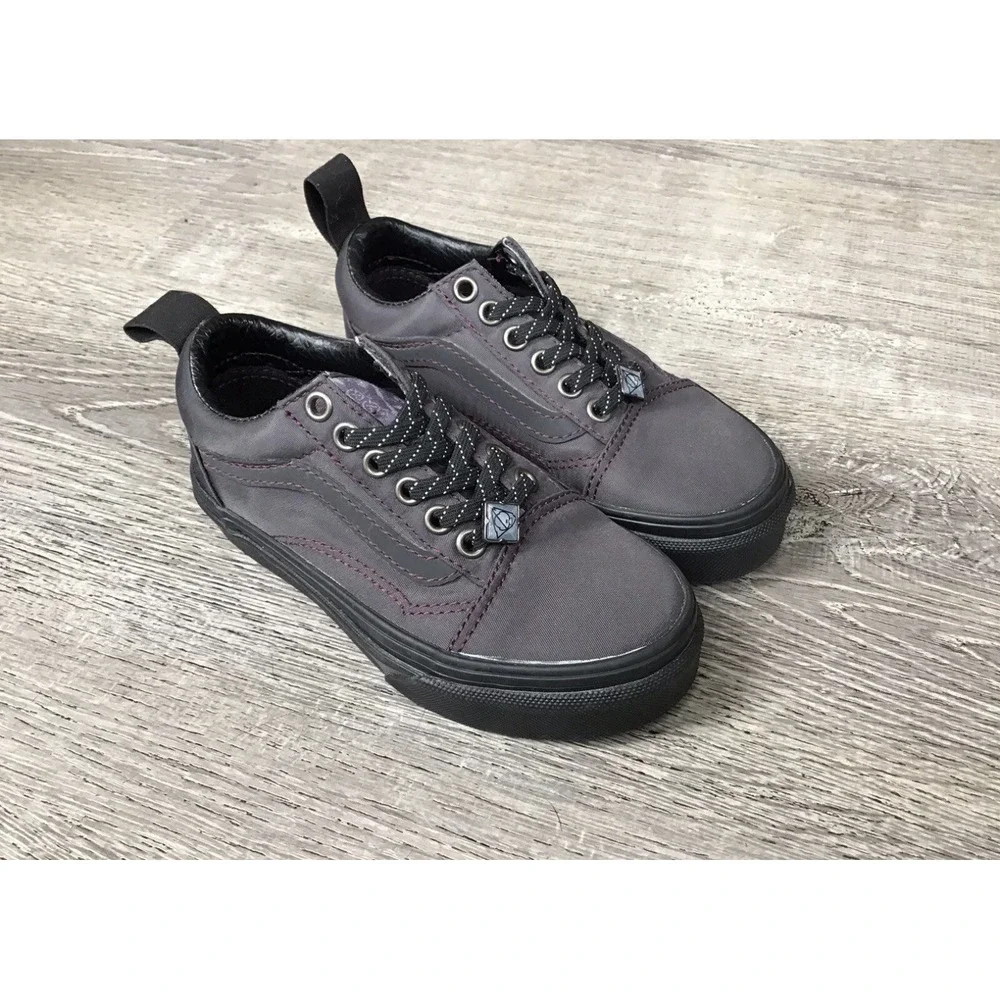 Vans Old Skool X Harry Potter Youth Size 11 Kids Kids Deathly Hallows Black Shoe